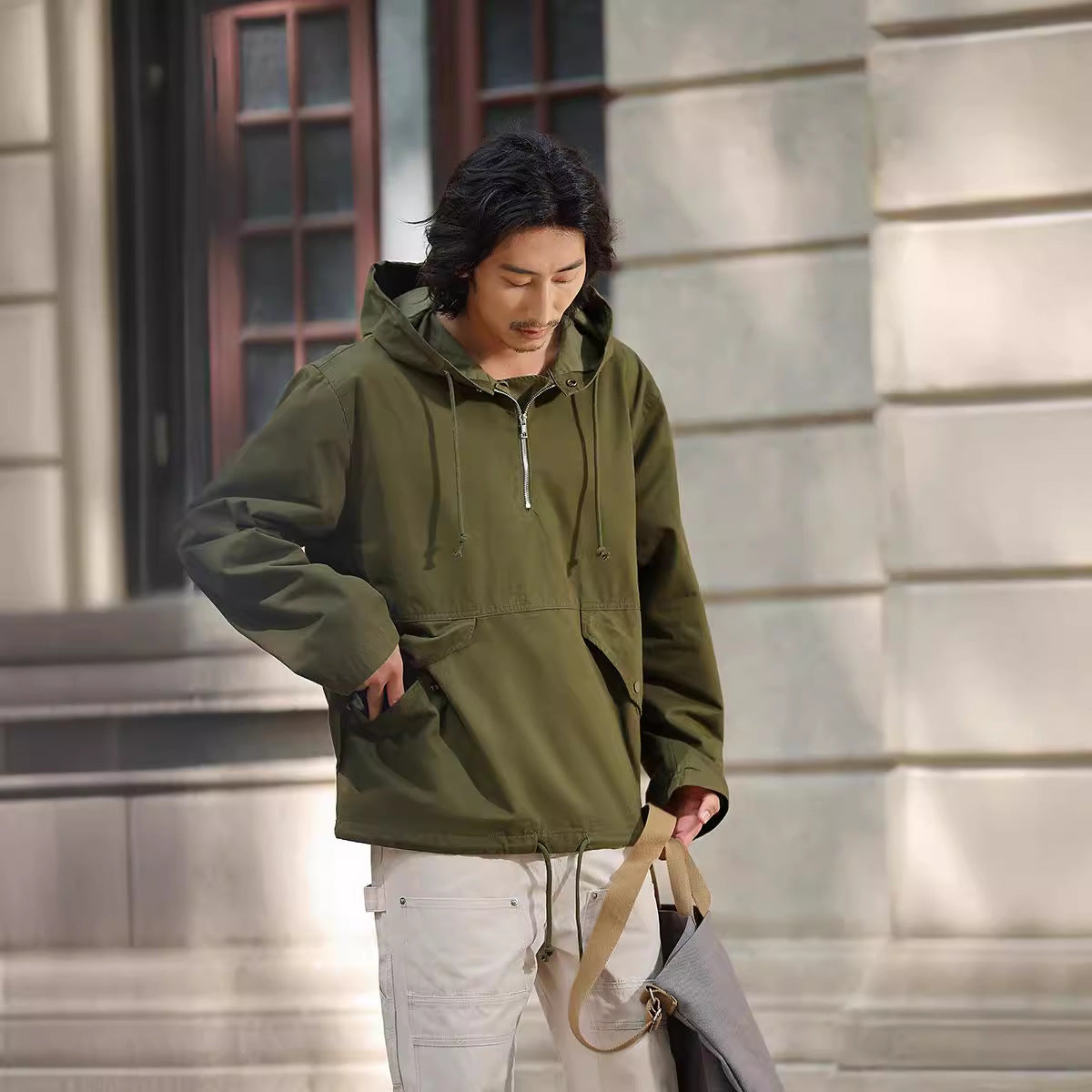 Hooded Camouflage Jacket Outdoor