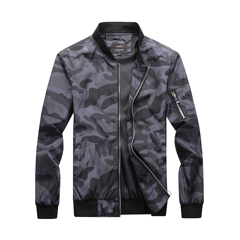 Men's Camouflage Jacket Men's Coat