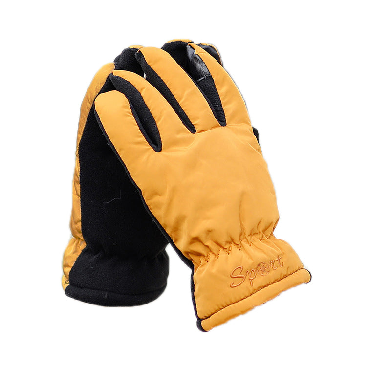 Windproof ski riding electric bike gloves