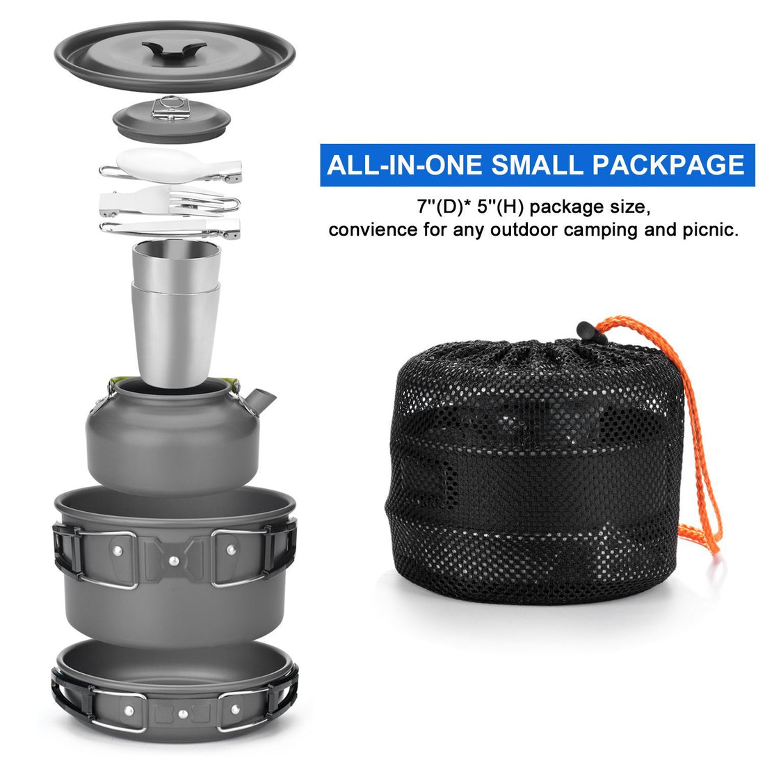 Outdoor Camping Cookware Travel Tableware