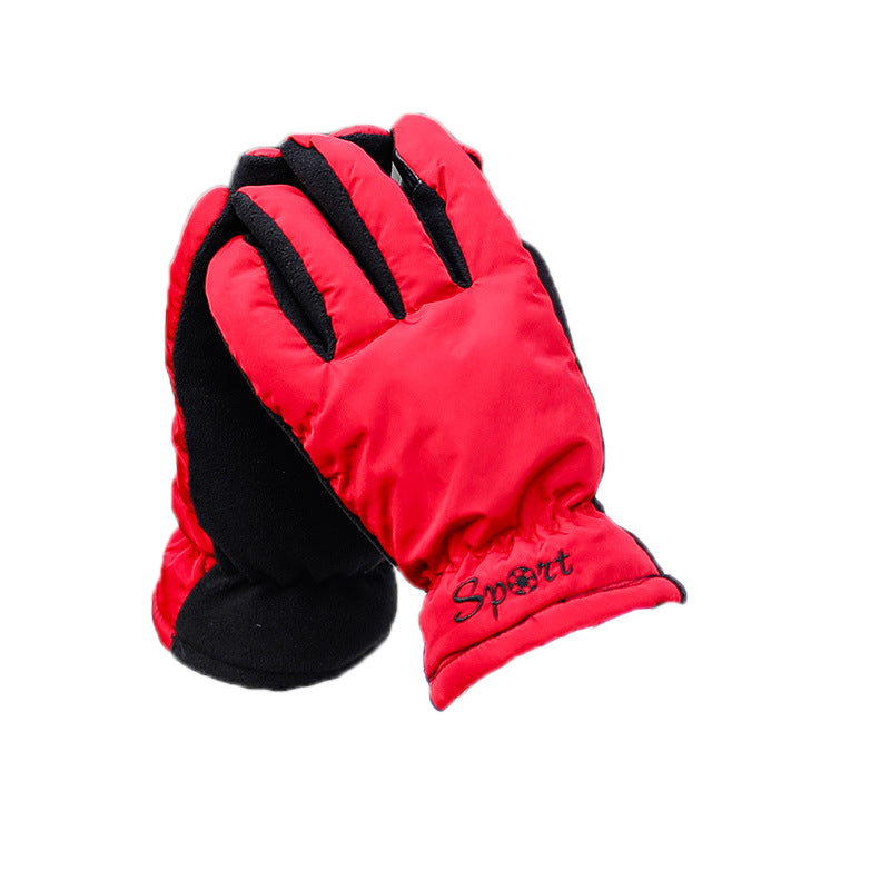 Windproof ski riding electric bike gloves