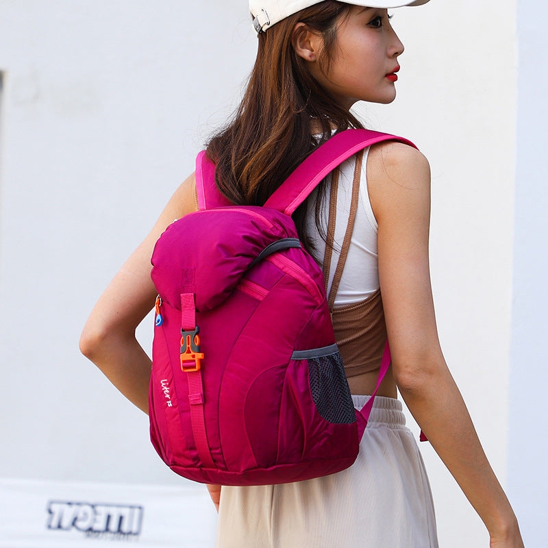 Hiking Nylon Multicolor Outdoor Backpack