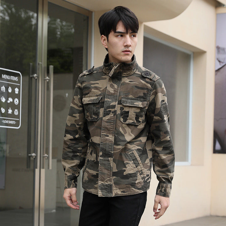 Autumn Men's Camouflage Work Jacket