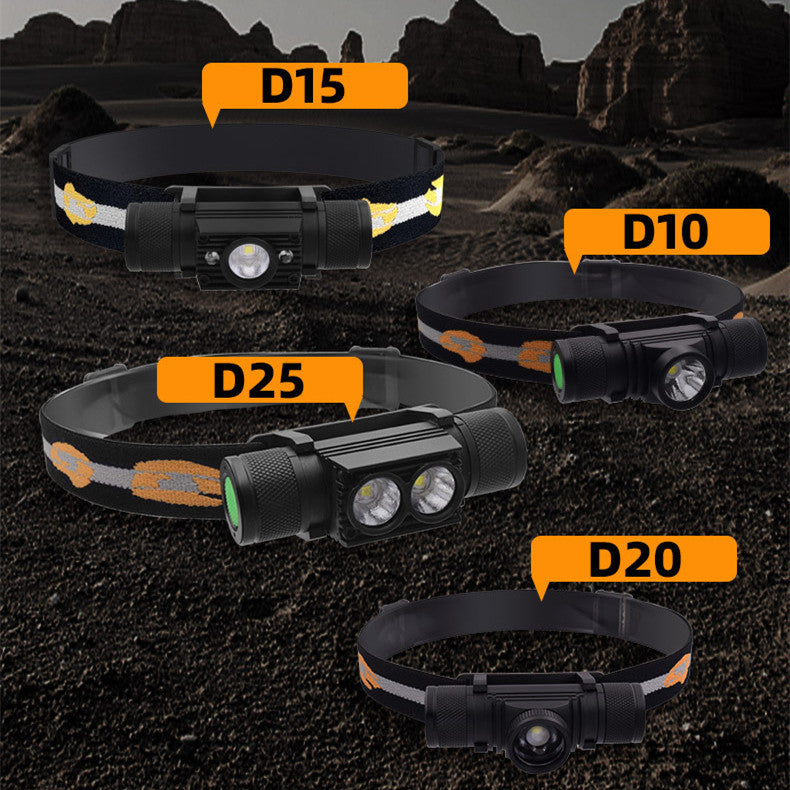 Fishing Induction Led Headset Flashlight