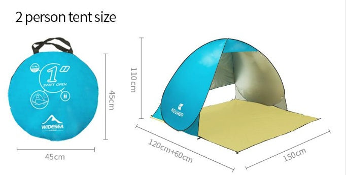 Beach tent UV protection sunshade