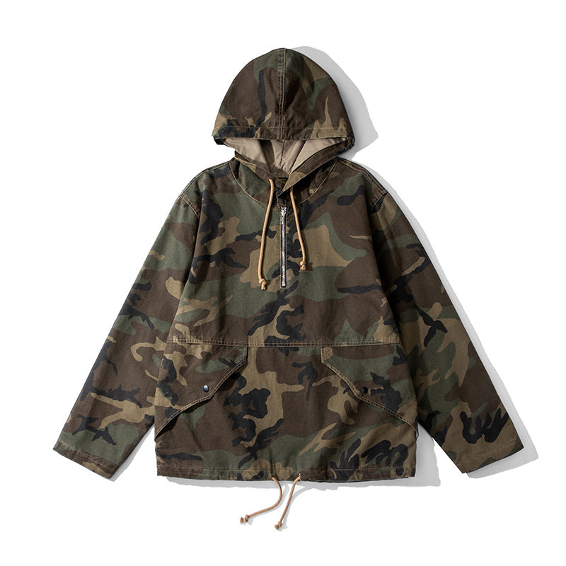Hooded Camouflage Jacket Outdoor