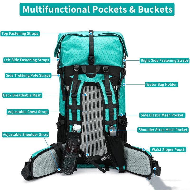 Lightweight Large Capacity Hiking Backpack