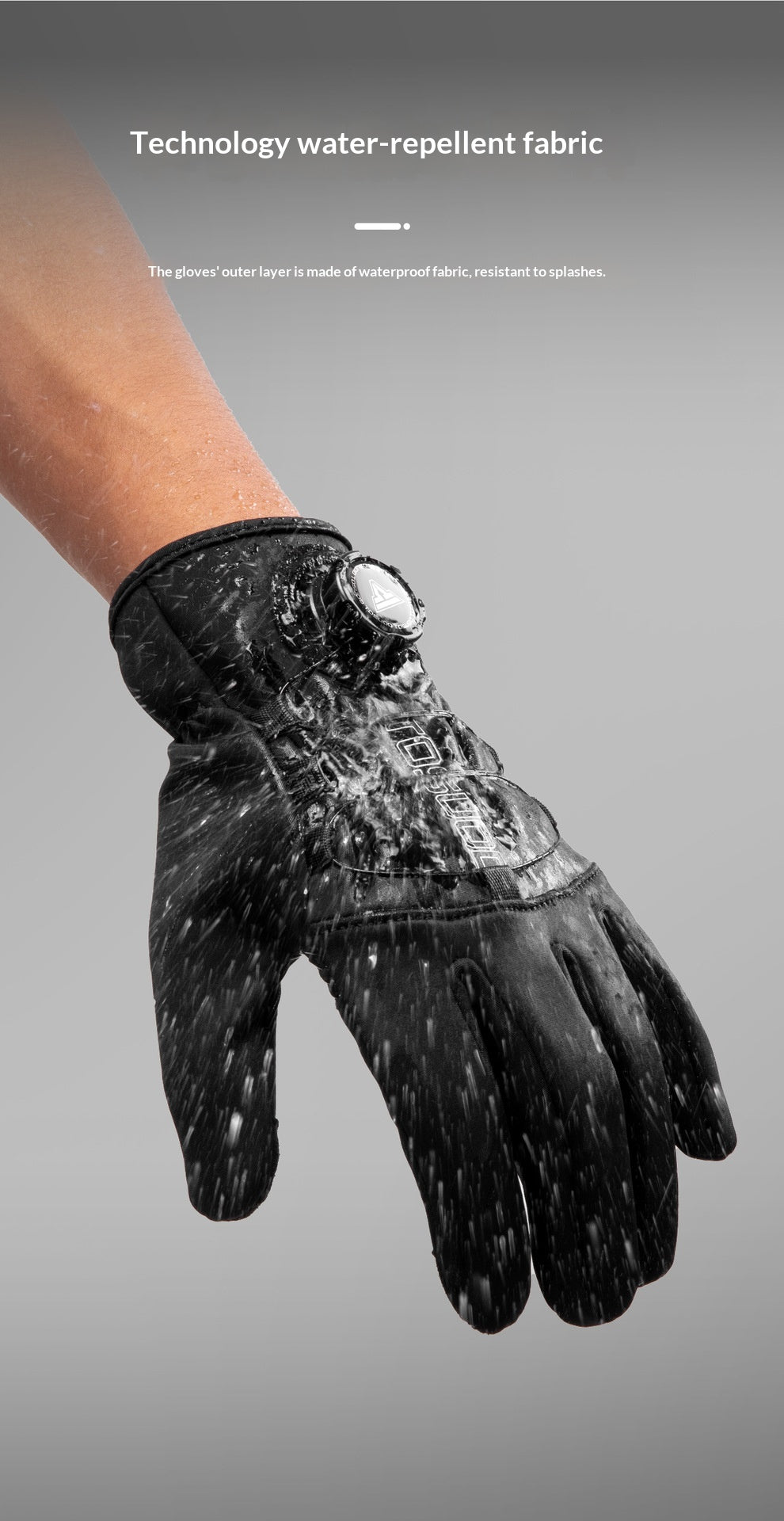 Electric Bike Long Finger Riding Gloves