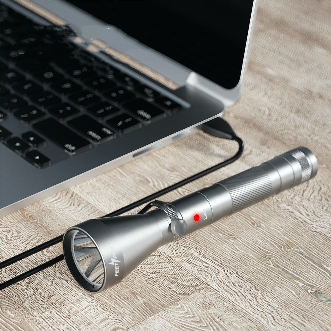 Rechargeable Usb Waterproof Portable Flashlight