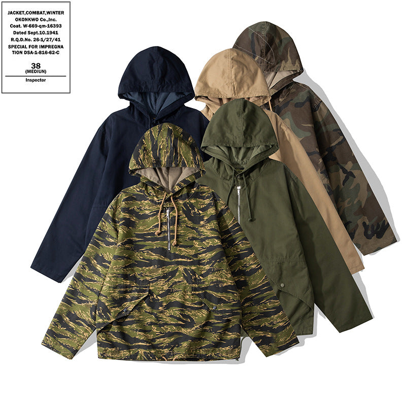 Hooded Camouflage Jacket Outdoor