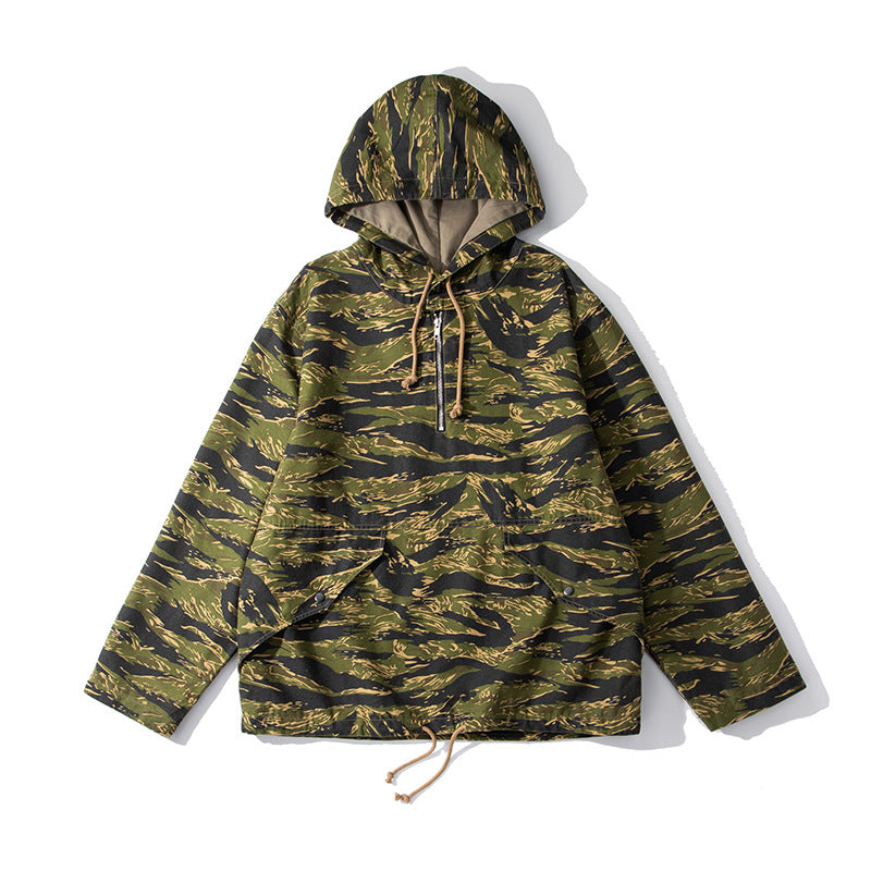 Hooded Camouflage Jacket Outdoor