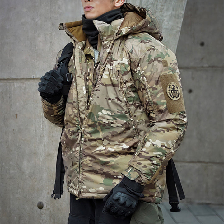Warm Camouflage Cotton Jacket