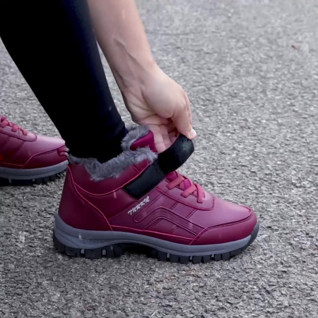 Velcro Snow Boots Climbing Hiking Shoes